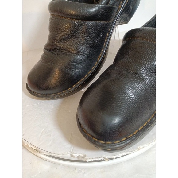 BOC Born Concept Brown Leather Slip On Mules Clogs Size 9M...Gently Worn EUC - Picture 7 of 12